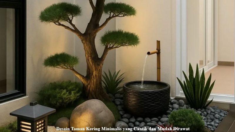 Taman Kering Minimalis