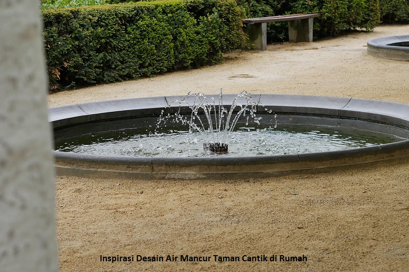 Inspirasi Desain Air Mancur Taman Cantik di Rumah