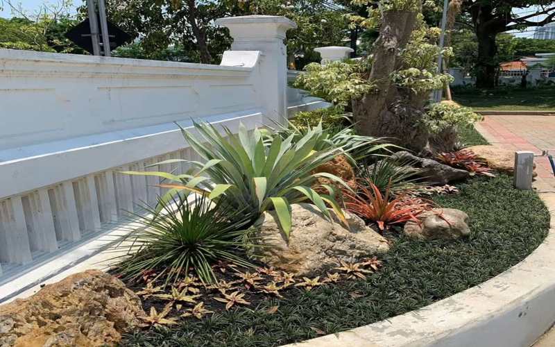 Inspirasi Desain Taman Rumah Bali Bernuansa Tropis