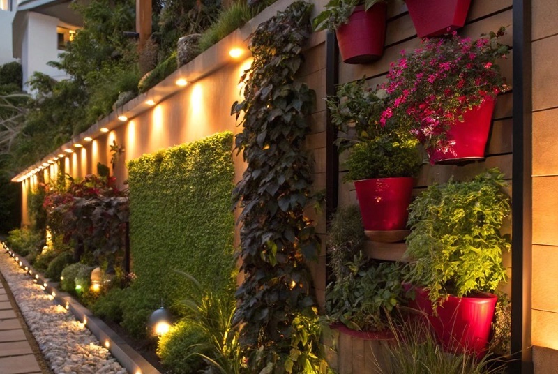 taman kering minimalis