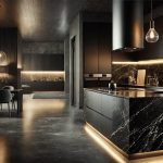 Interior Rumah Granit Hitam, Solusi Elegan untuk Hunian Modern dan Industrial